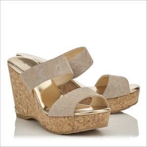 Jimmy Choo Parker Gold Metallic